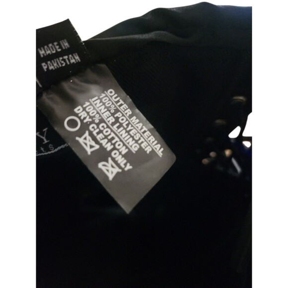 Daisy Corsets Glitter Whimsigoth Corset Womens Plus XXL Black Lace-Up Cyber Punk - Picture 9 of 9